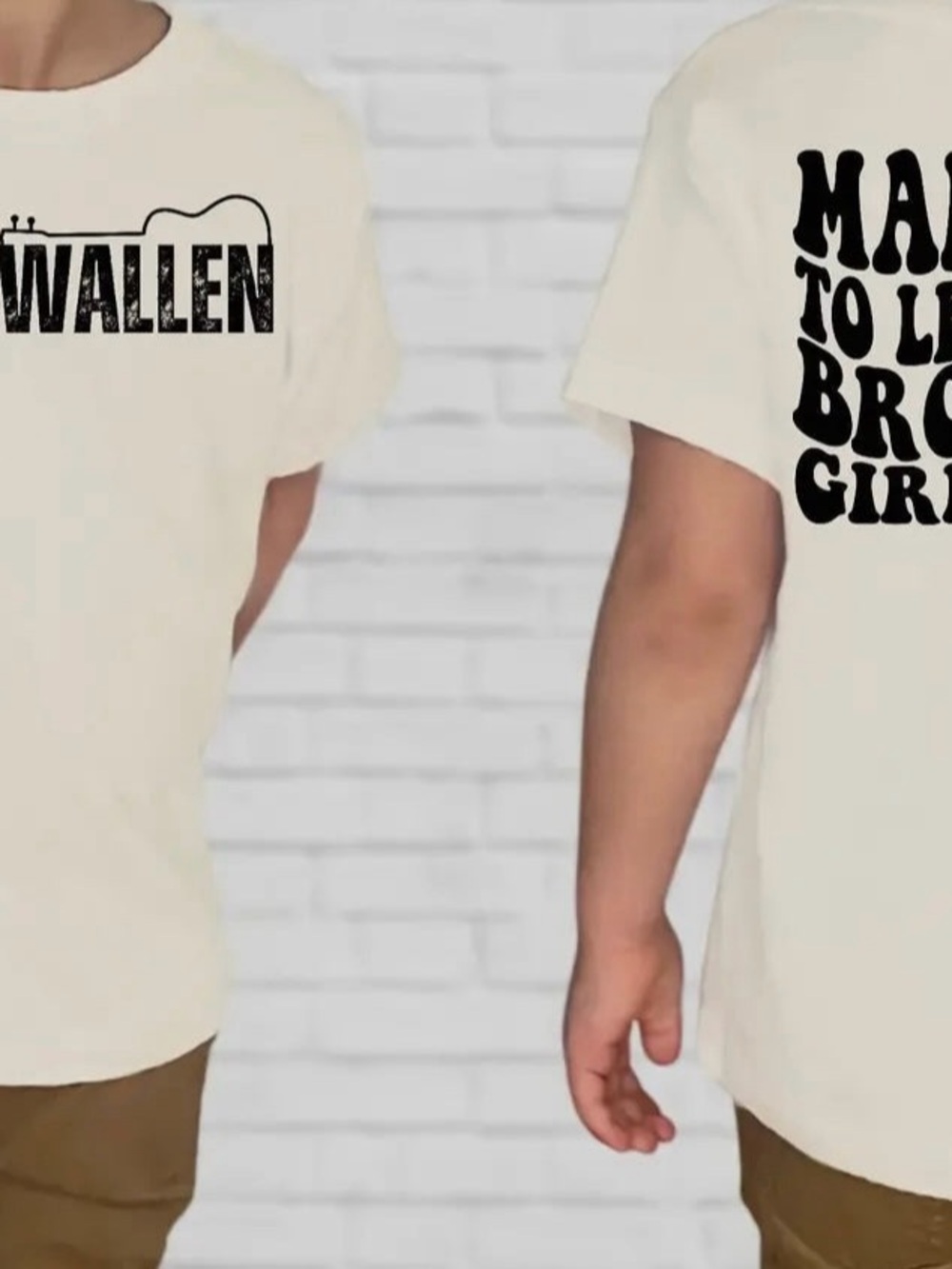 Wallen Cream Short-Sleeve Kids Graphic Tee